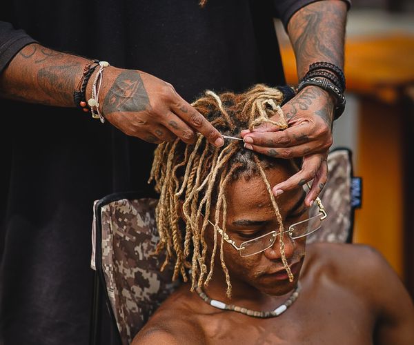 Established locs being retwisted