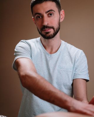 A spa therapist in the treatment room
